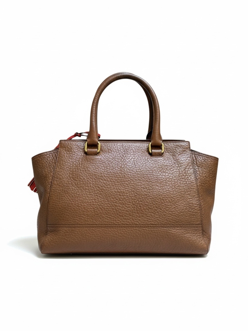 Coach Legacy Candace Medium Carryall Brown Pebble Leather with Callout - Picture 3 of 16